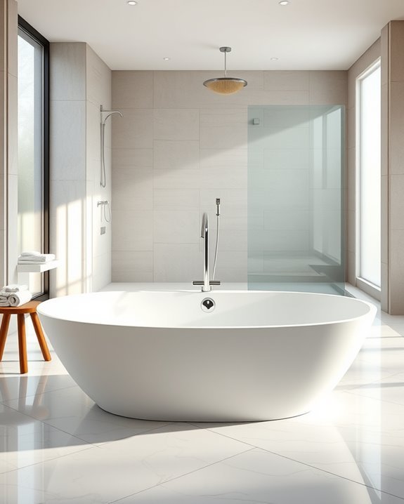 soothing hydrotherapy bathtub experience