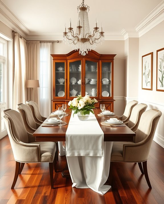 sophisticated dining room design