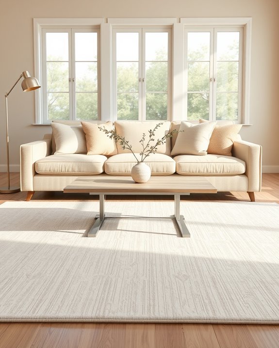 sophisticated monochromatic rug elegance