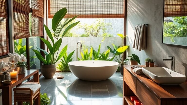 spa inspired bali bathroom designs