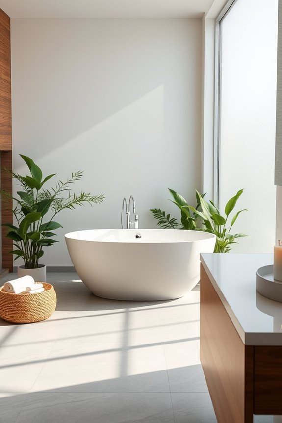 spa inspired bathroom retreat