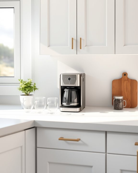 space saving coffee maker solution