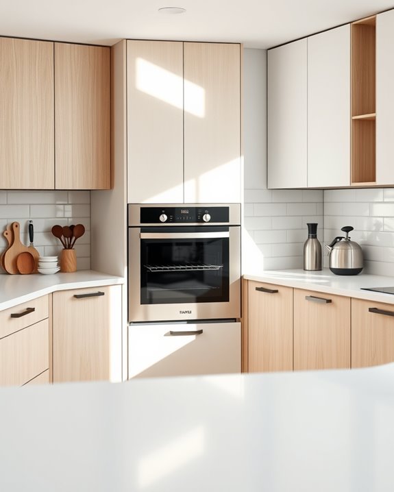 space saving corner ovens