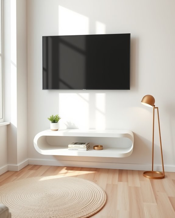 space saving corner tv stand