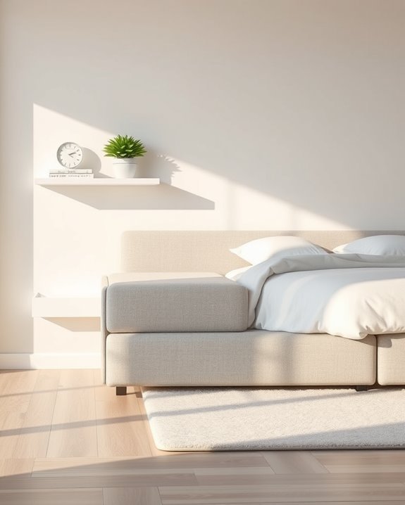 space saving wall mounted shelf