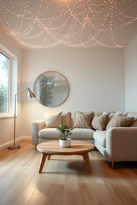starry night ambiance indoors
