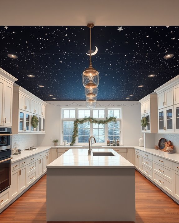 starry night kitchen decor