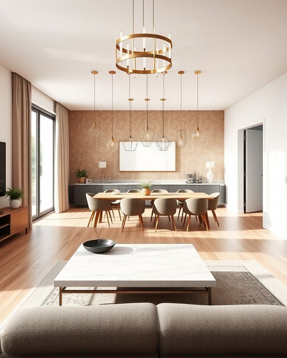 statement lighting enhances style