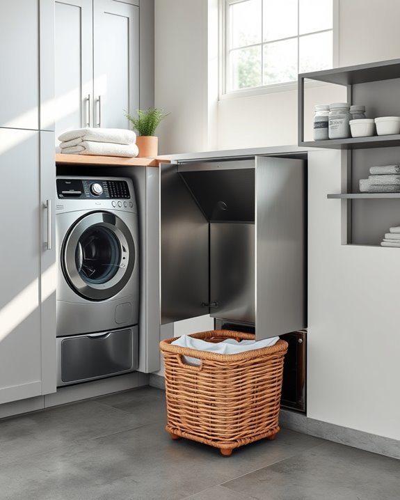 streamlined laundry chute design