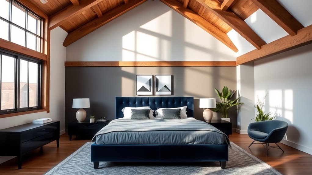stylish adult bedroom lofts
