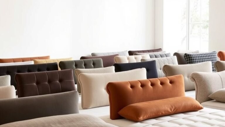 stylish and comfortable bed backrests