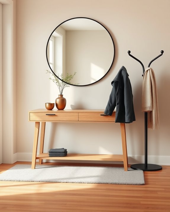 stylish and functional entryway furniture