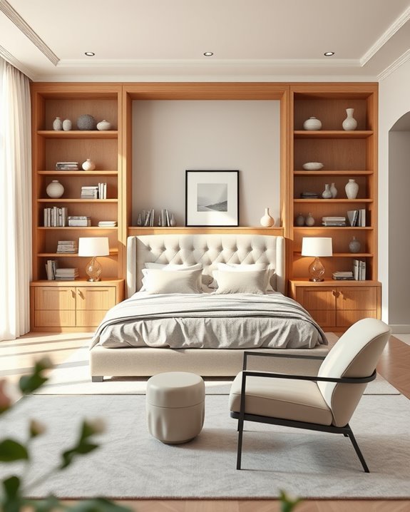 stylish and functional shelving