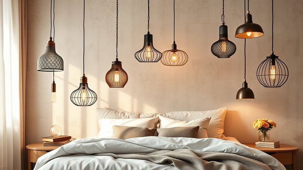 stylish bedroom lighting ideas