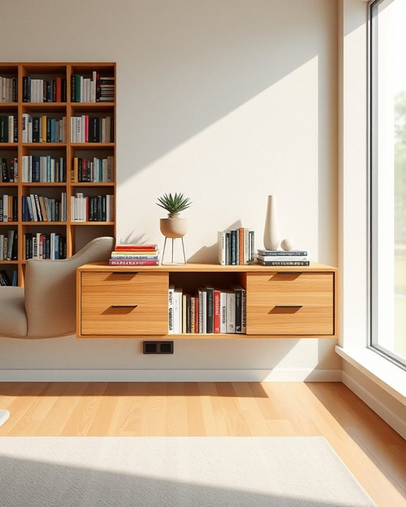 stylish book storage solution