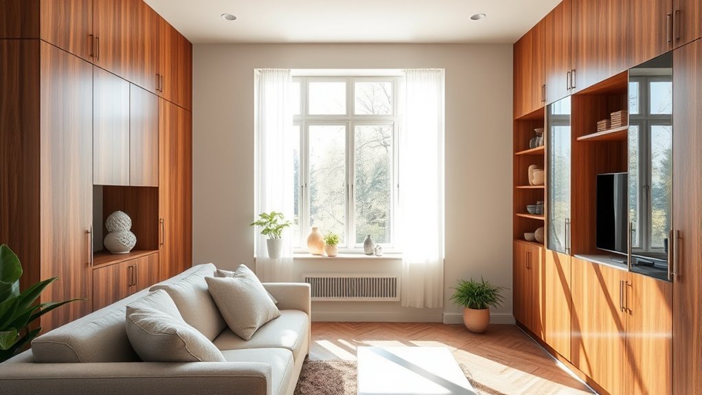 stylish built in cupboard designs