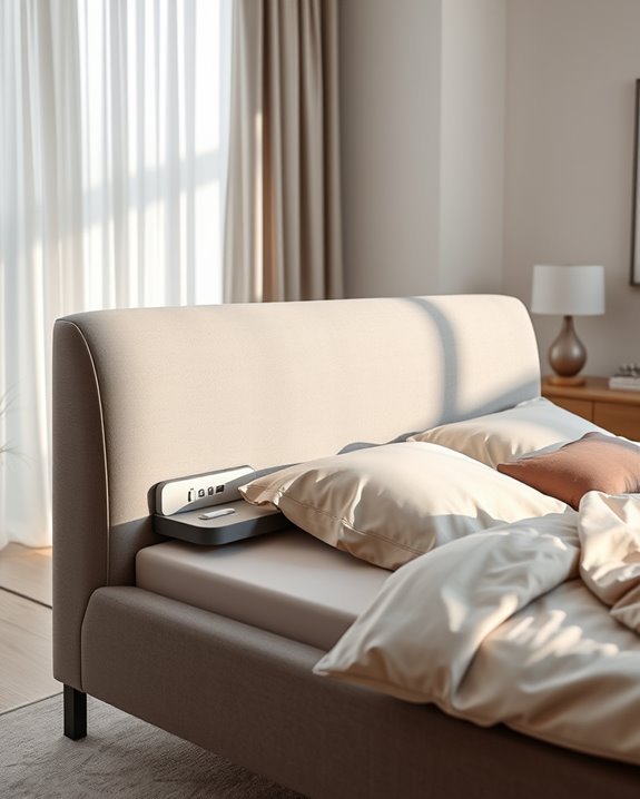stylish charging backrest design