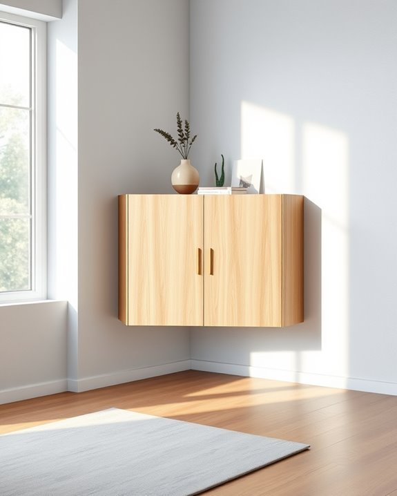 stylish corner storage solution