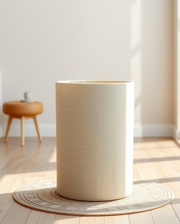 stylish customizable fabric dustbins