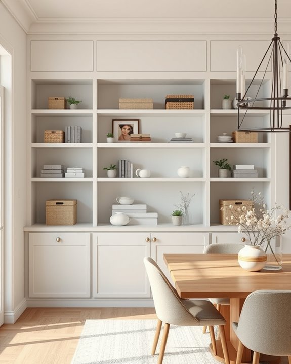 stylish decorative box shelving