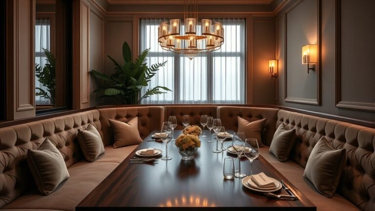 stylish dining room seating