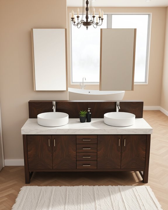 stylish dual sink functionality