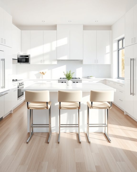 stylish ergonomic bar stools