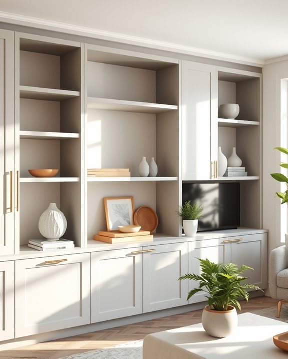 stylish functional built in accessories