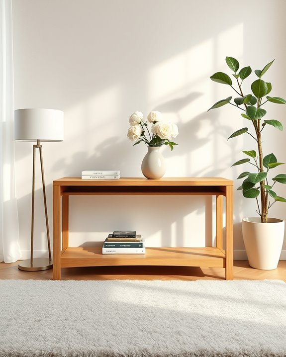 stylish functional entryway tables