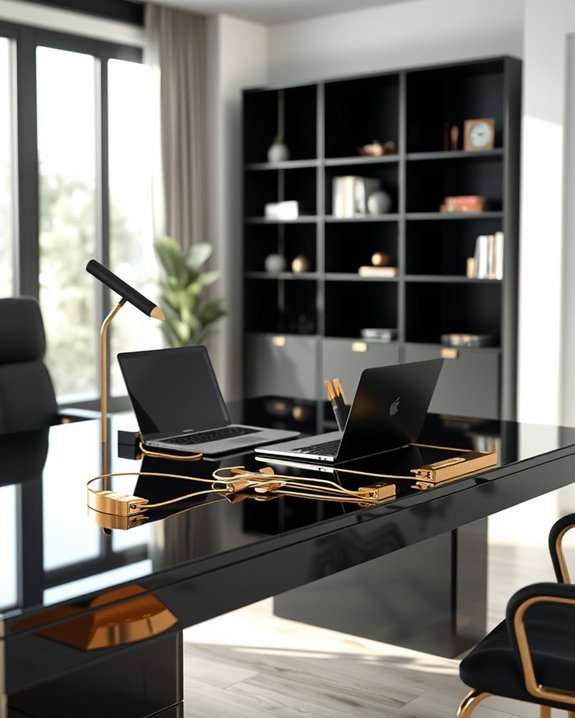 stylish gold cable solutions