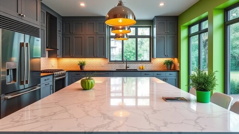 stylish grey and green kitchens