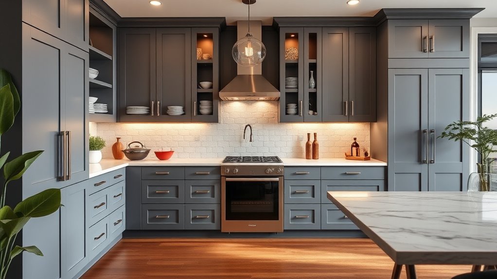 stylish grey kitchen upgrades