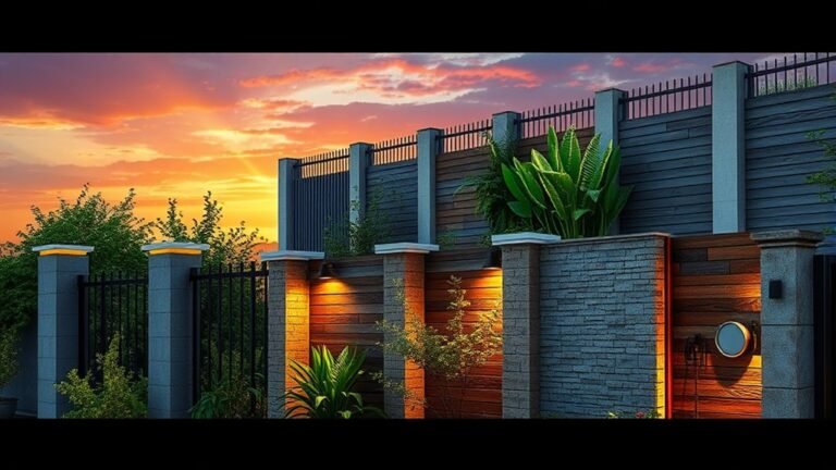 stylish home boundary designs