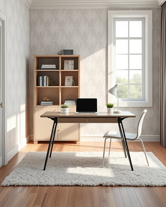 stylish home office transformation