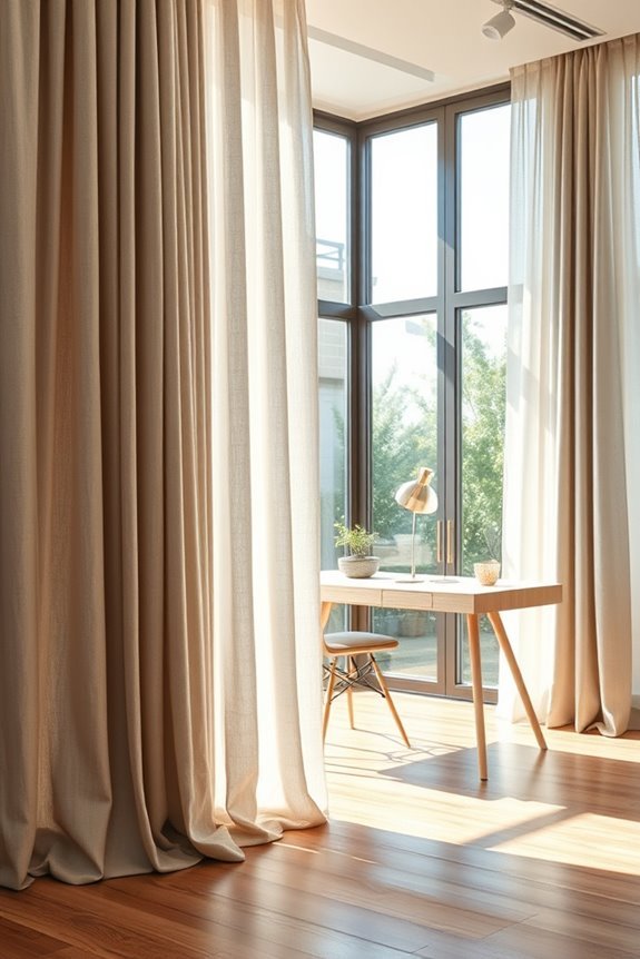 stylish noise reducing curtains