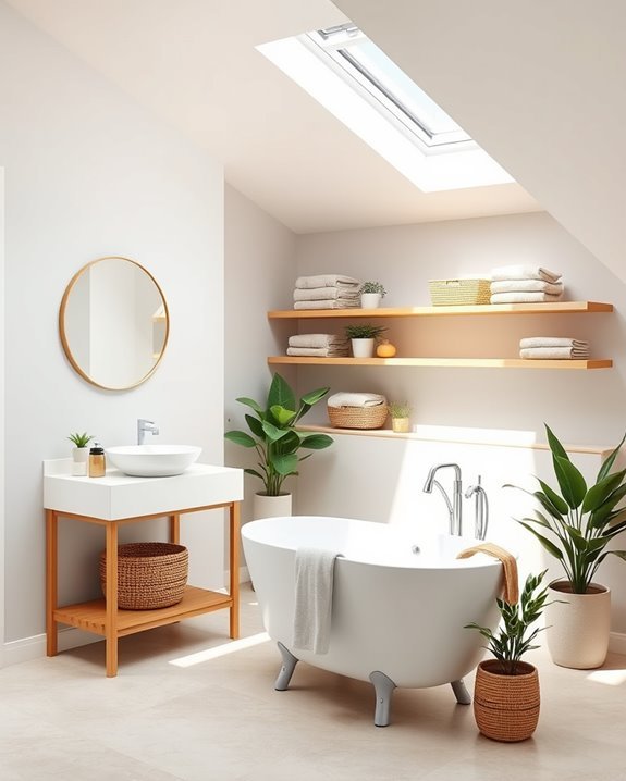 stylish open shelf storage