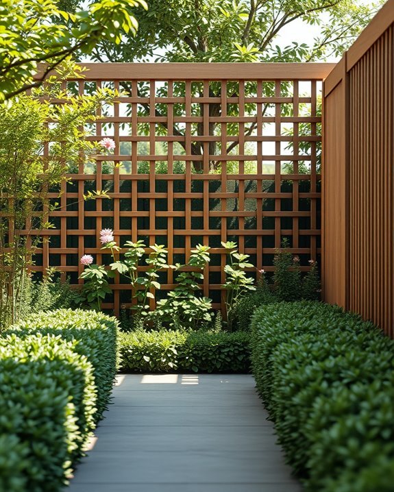 stylish outdoor privacy solution