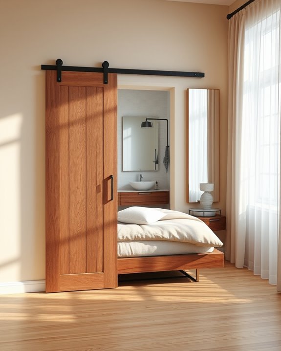 stylish space saving door solution