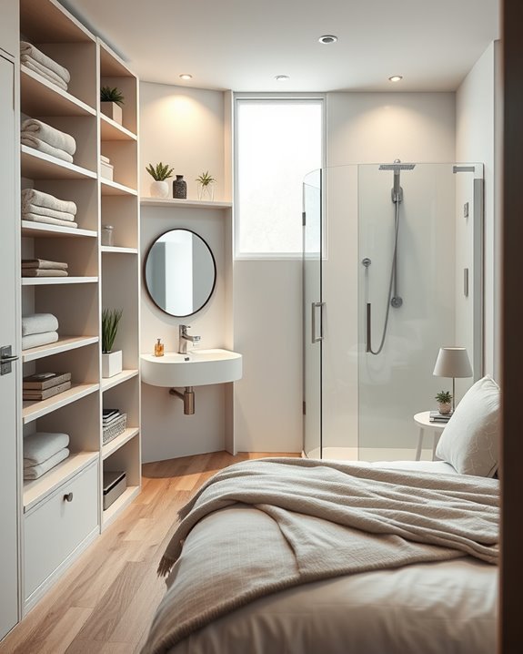 stylish space saving shelving solution