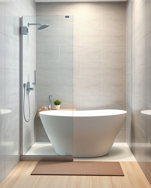 stylish space saving shower solutions