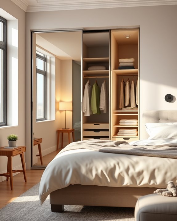 stylish space saving wardrobe solution