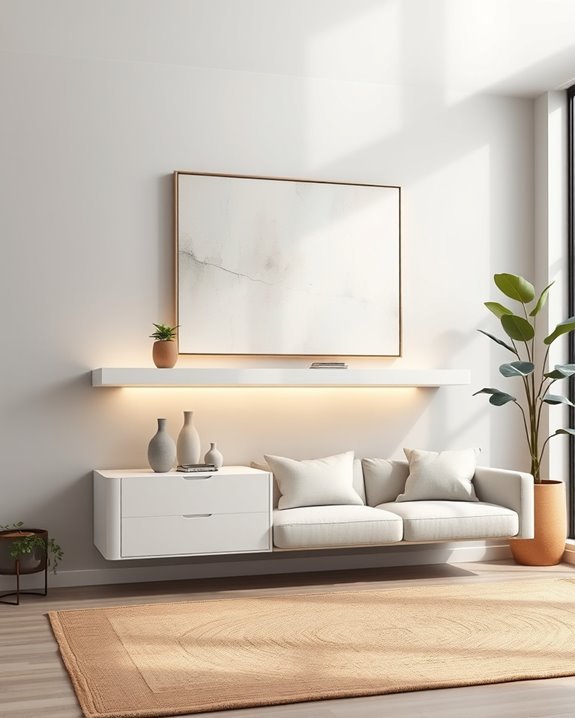 stylish storage with lighting