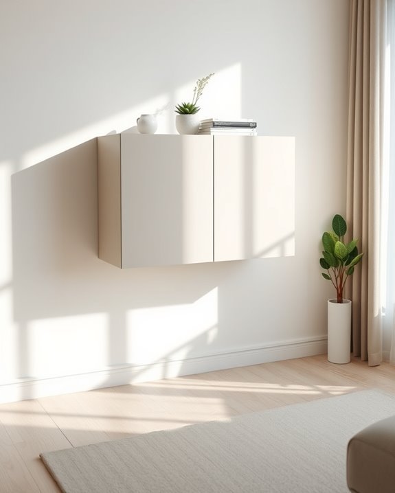 stylish wall mounted storage solution