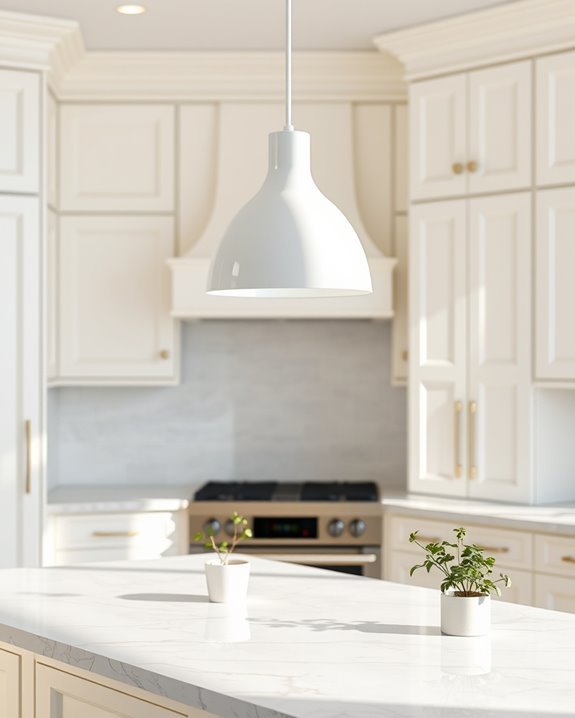 stylish white pendant lighting