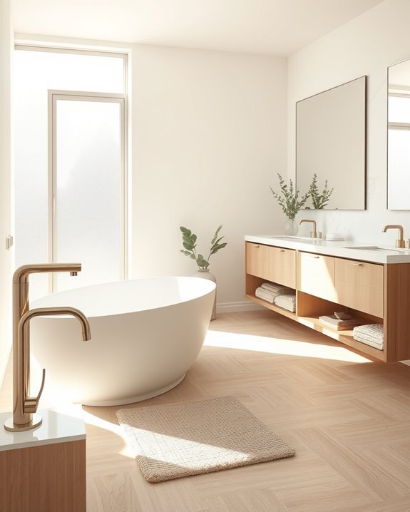 subtle opulence in bathrooms