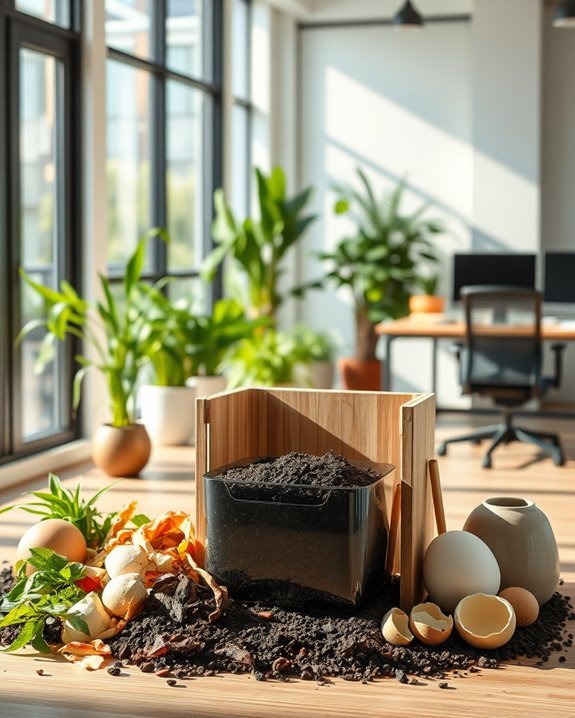 sustainable office composting system