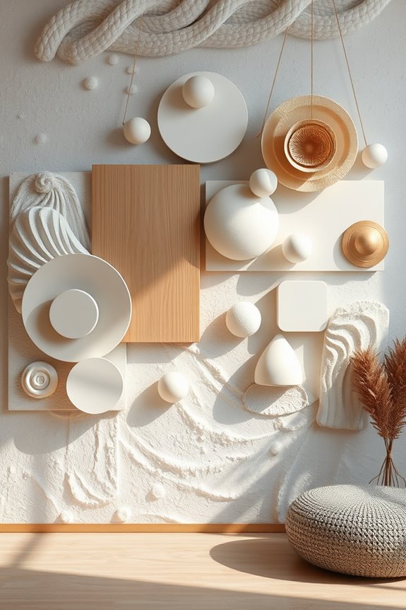 textured 3d art elements