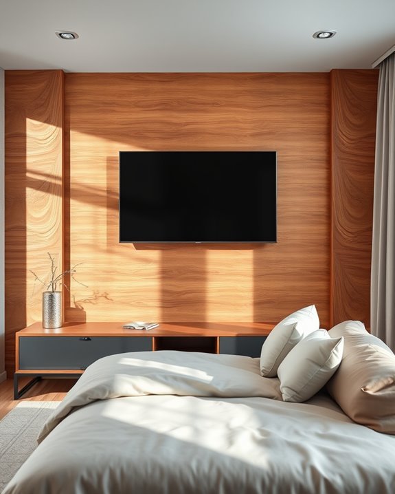 textured paneling for tv
