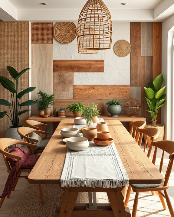 textured wall treatments enhance ambiance