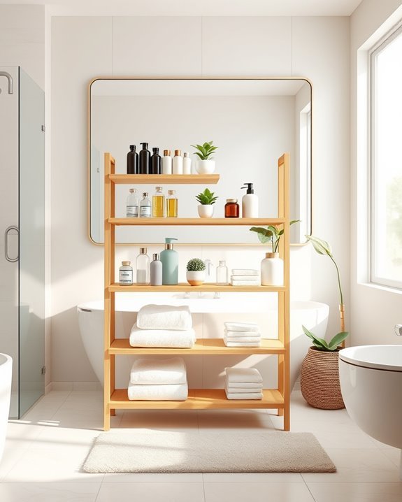 tiered racks for organization